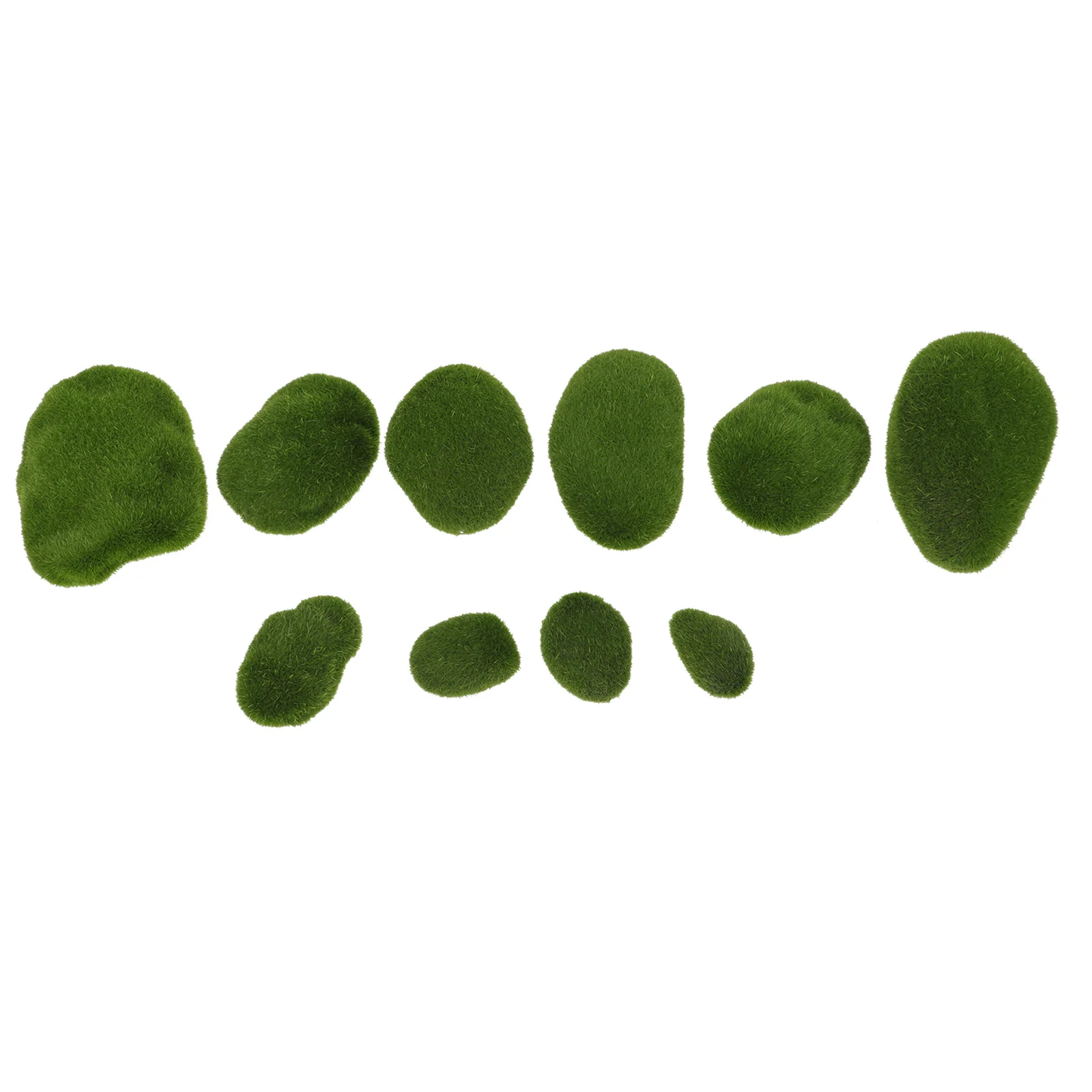 

Moss Decor Mossy Stones False Garden Ornament Fake Green Faux Prop Layout Artificial Bonsai Imitated Landscape Micro Lifelike