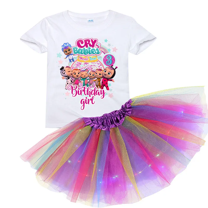 

Платье-пачка для девочек на день рождения, наряд для вечеринки, туфли, рубашки, наряды для девочек на день рождения, платье, комплект одежды д...