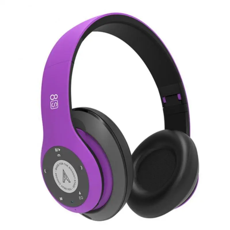 

Gaming Headphones Supports Tf Universal Bluetooth Headset Noise Canceling Hi-fi Audio Headphones Earphones For Iphone Xiaomi