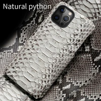 100 python genuine leather phone case for iphone 12 pro max luxury covers for iphone 12 pro 12 mini xr xs max xr 8 plus 11 pro