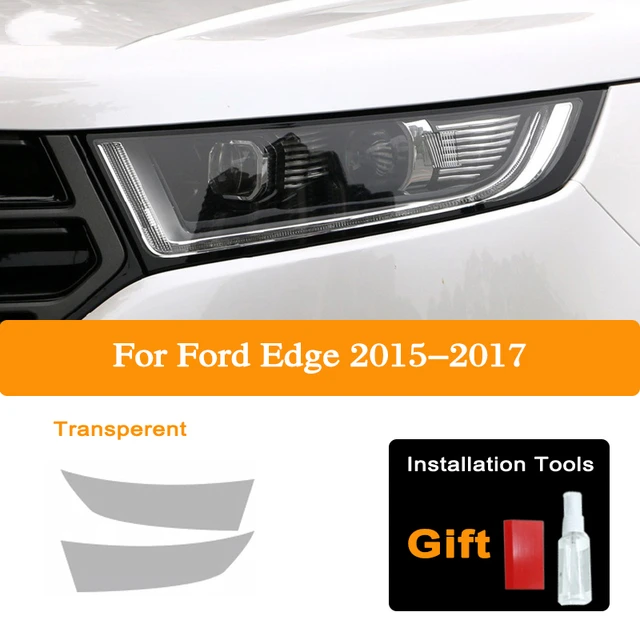 

Для Ford Edge 2016 2017 2018 2019, защитная пленка для фар автомобиля, восстановление фар, прозрачная черная наклейка из ТПУ