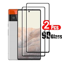 2pcs tempered glass for google pixel 6 pro pixel6 pro 6a full coverage anti scratch screen protector 2 5d 9h film glass for