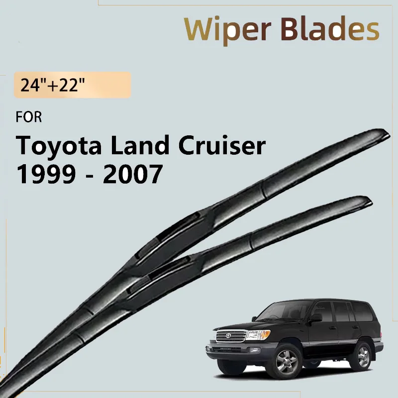 Фото Для Toyota Land Cruiser 100 J100 Lexus LX 470 1999-2007 2006 2005 2000 щетки переднего стеклоочистителя щетки для лобового стекла №1