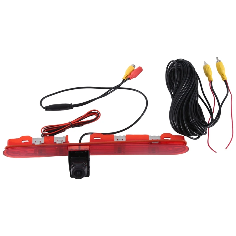 Автомобильный стоп-сигнал камера заднего вида красный и черный пластик для Peugeot