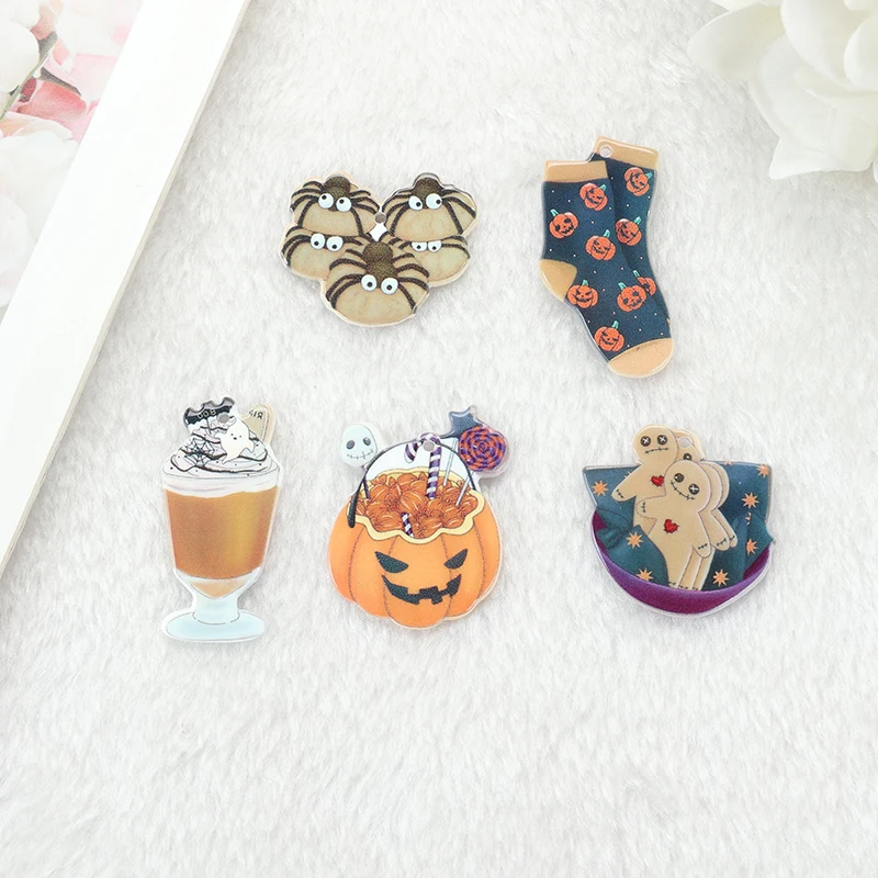 10 шт. подвески в виде тыквы призрака подсолнуха |