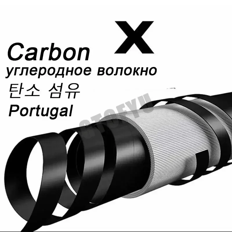 Телескопическая удочка 2 7/3 0/3 6/4 2/4 5/5 0 м дистанционная спиннинг 5-300 г карбоновая