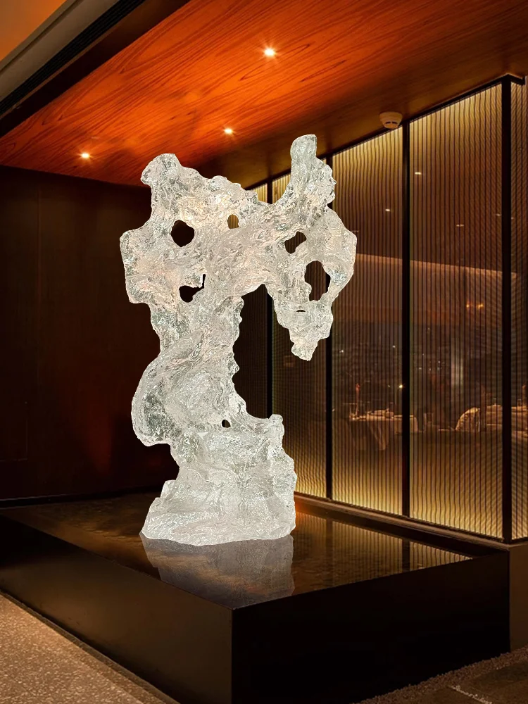 

Полимерная скульптура из нового китайского Таху, камень, большое украшение для пола