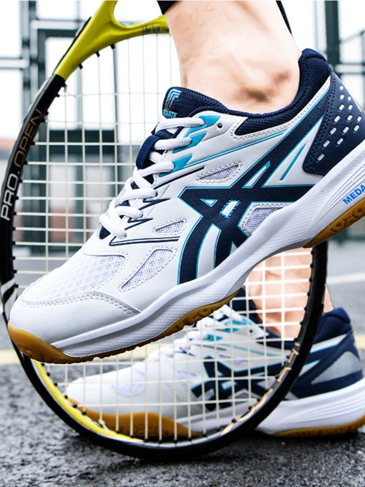 Unisex Professional Badminton Shoes Table Tennis Athlectic Sneaker College Training Non-slip Breathable Tennis Volleyball Shoes