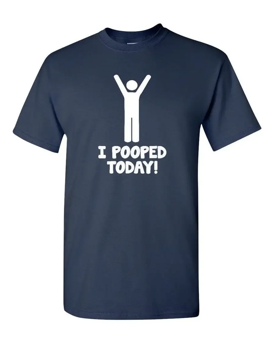 Камизета divertida de I Pooped Today фигурка palo Poopers orgulloso Humor sucio