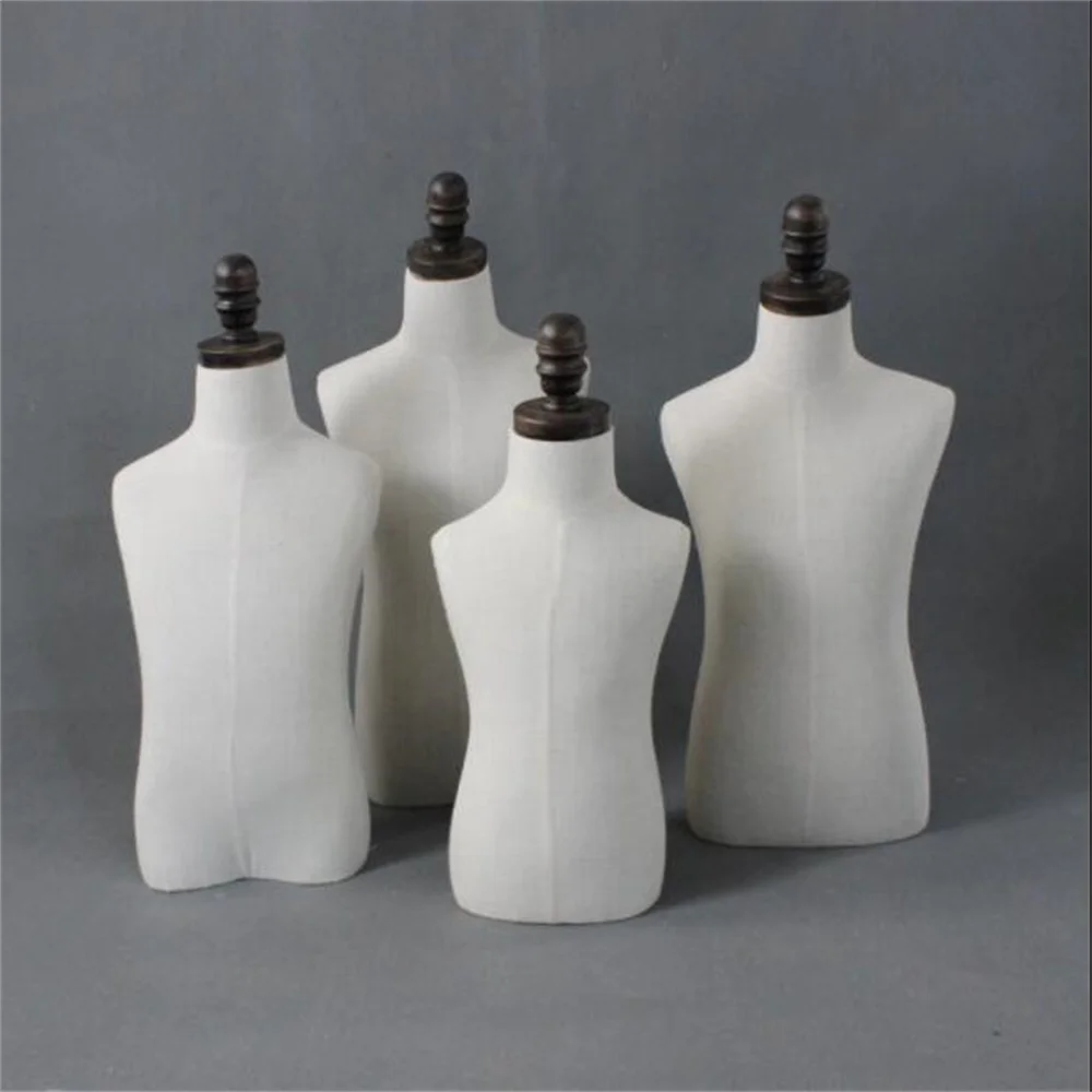 

6-8 Year Child Mannequin Body No Base Half-Style Props Clothing Wedding White Cotton Disc Chassis Woman Pet Model B502