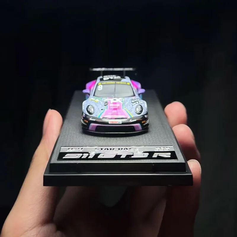 Фото Spot SR 1:64 STAR RACE Porsche 911 GT3 Цветная гоночная модель из сплава Орнамент Подарки №3