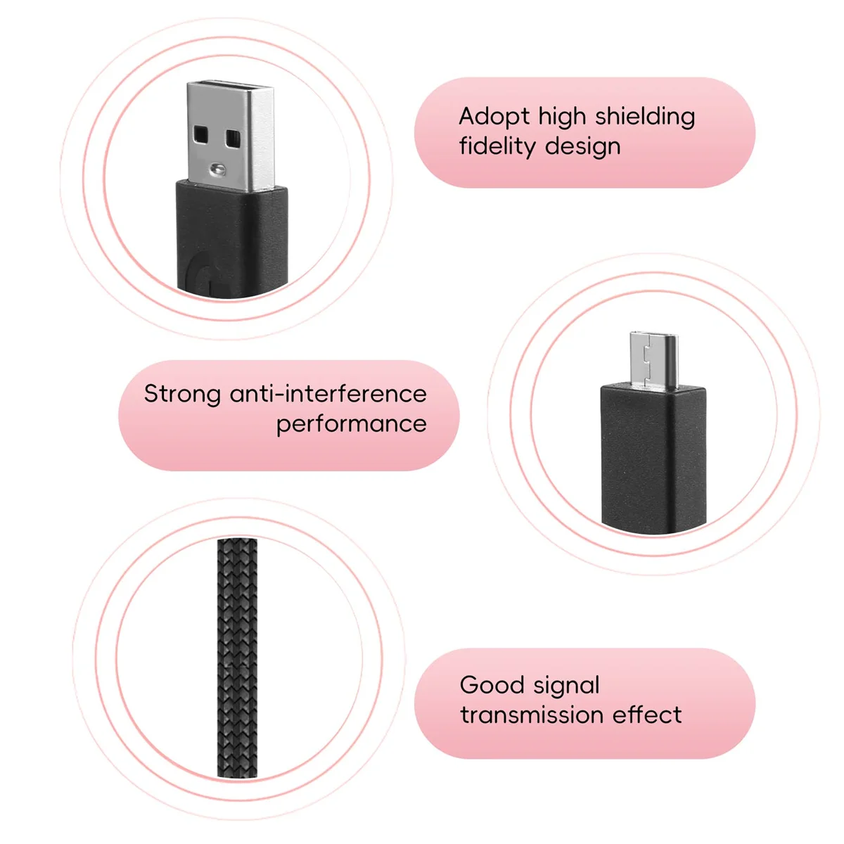 USB-кабель для наушников длиной 2 м