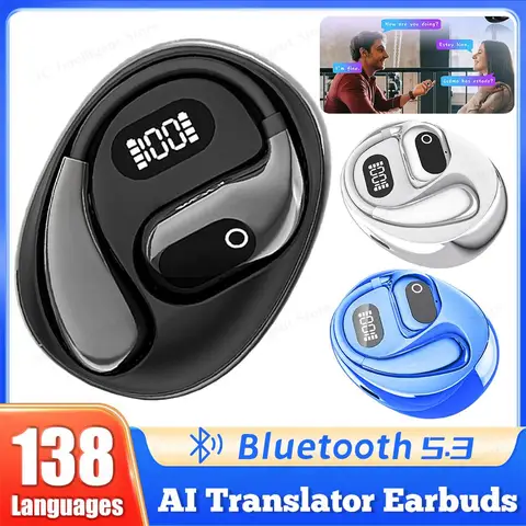 AI Translator Earbuds APWIKOGER 138 Languages