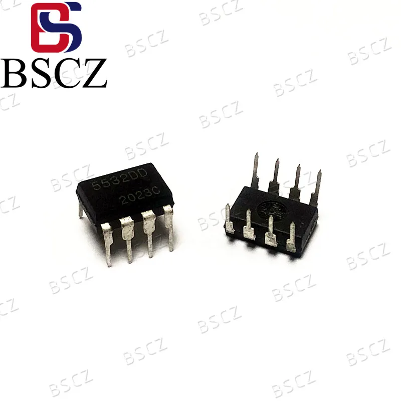 

10pcs NJM5532DD 5532DD JRC5532DD DIP-8 Low noise double op-amp amplifier