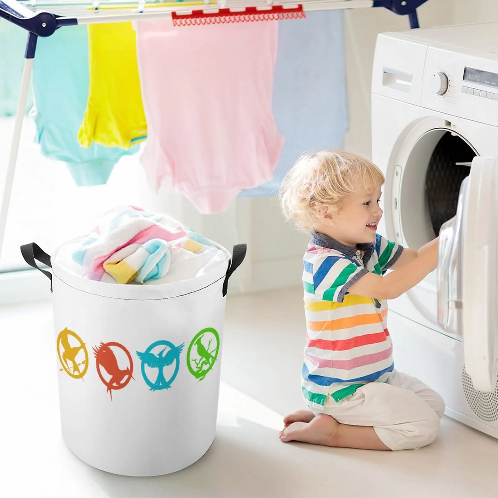 Завяжите свой грязный карман Голодные игры Mockingjay логотипы для Sal