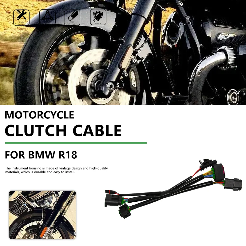 for BMW R18 R18B R18TC Motorcycle Brake Clutch Pipe Cable Power Docking Switch Wire Modified Handlebar Handlebar Special Wire