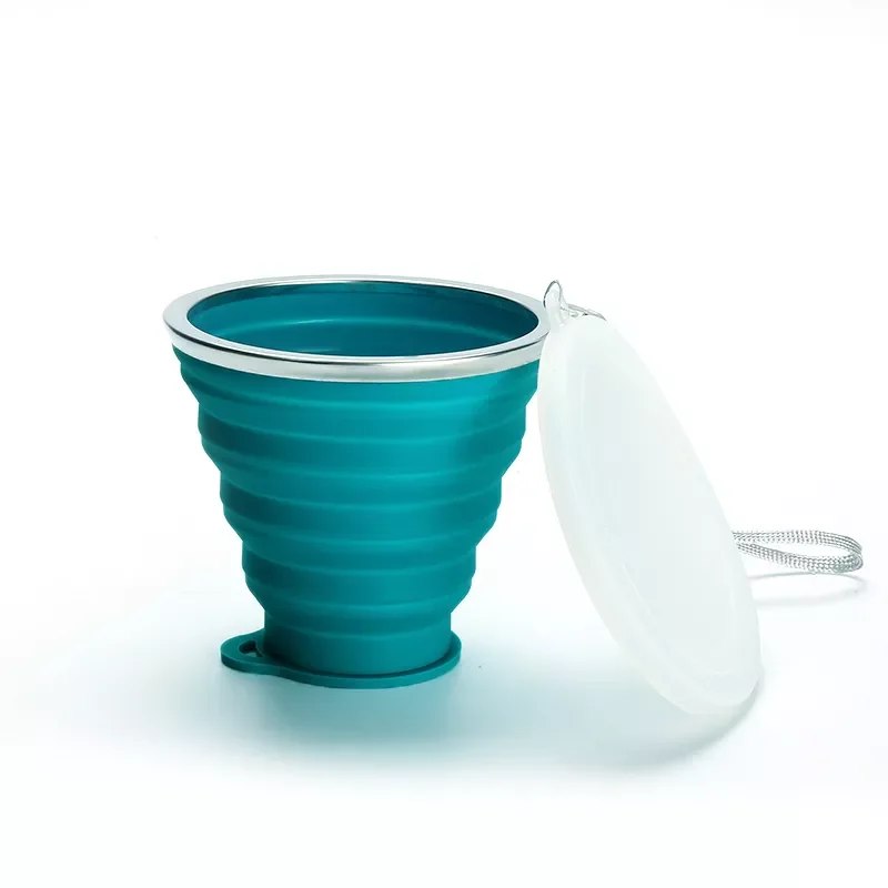 

2022New Silicone Cup Portable Silicone Telescopic Drinking Collapsible Cup Outdoor Coffee Cups Children Travel Drink Water Copa