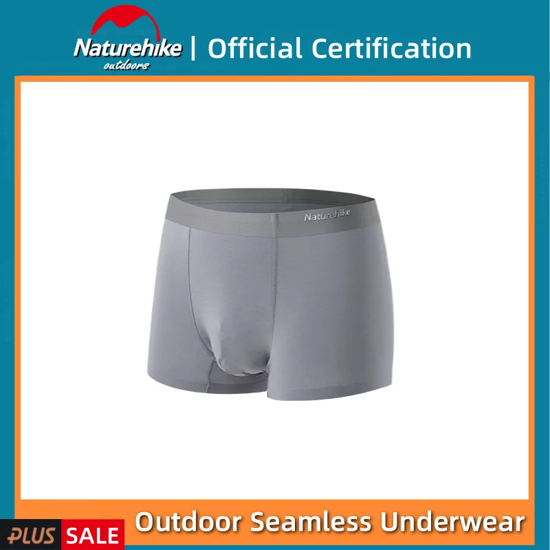 

Naturehike Silver Ion Antibacterial Men's Boxer Briefs Outdoor Portable Camping Sports Fitness Ice Feeling Breathable Panties