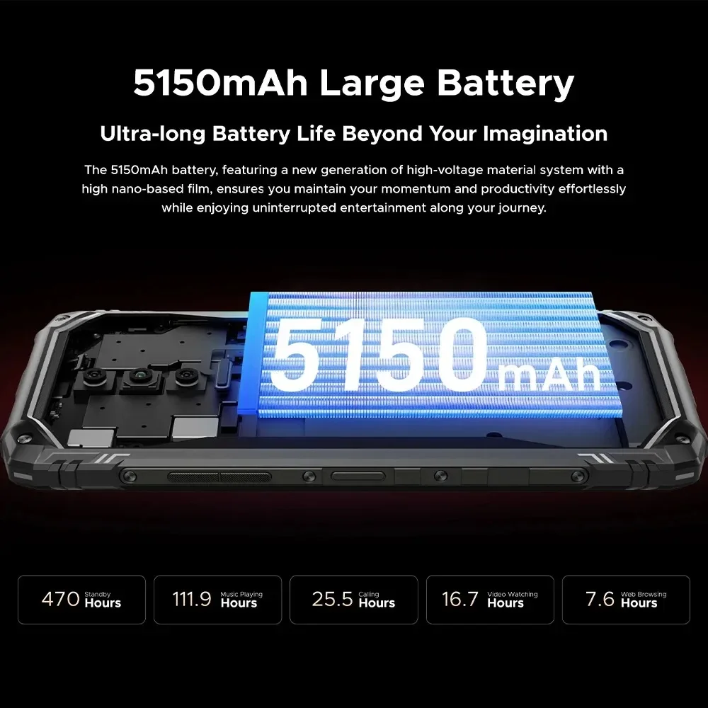 Смартфон DOOGEE Blade 10 4G 6 56 дюйма 8 + 256 ГБ Android 14