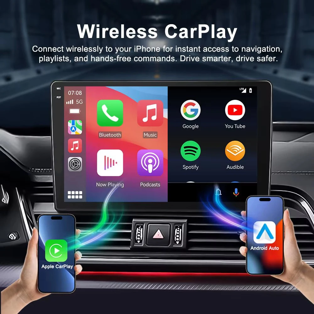 Фото Для Chrysler Sebring 3 JS 2006 - 2010: головное устройство с беспроводным Carplay, стереосистема Android16, автомобильное радио, мультимедийное видео. №3