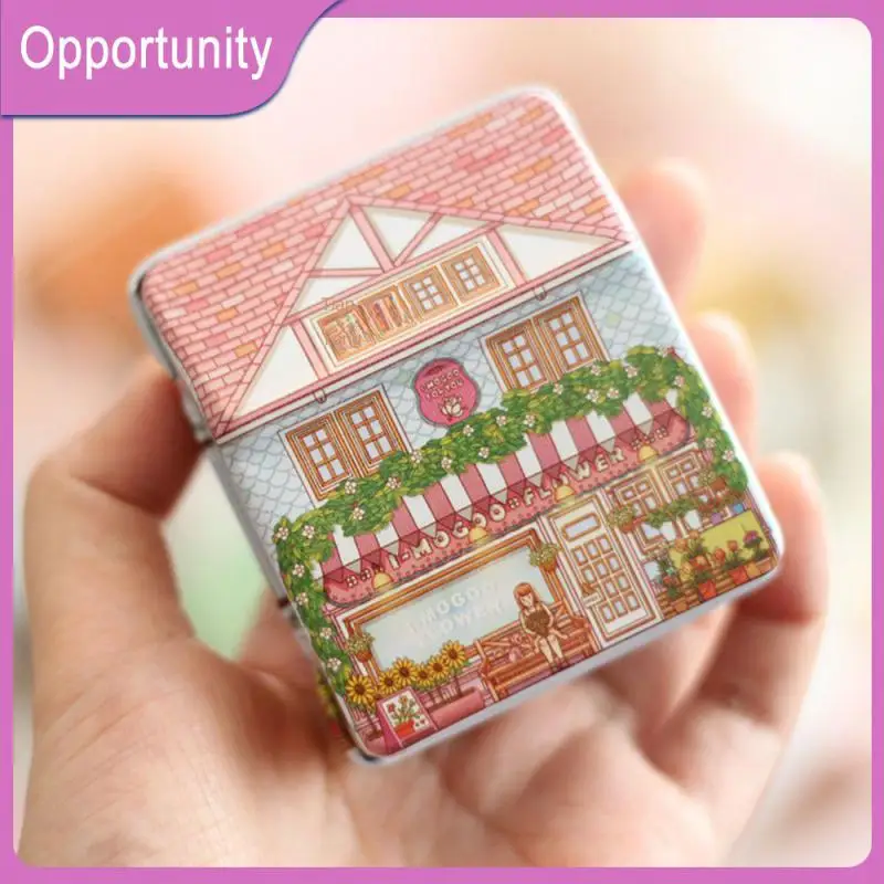 

Portable Jewelry Organizer Non-toxic Tinplate Metal Box Multifunctional Kids Gift Wedding Candy Box Organization Storage Mini