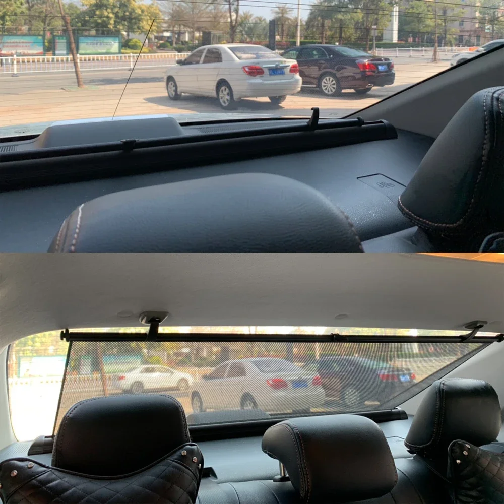 Выдвижная Автомобильная сетка для заднего стекла Солнцезащитная занавеска