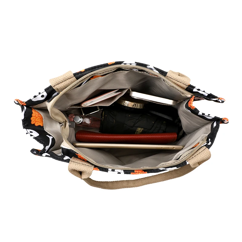 Модная Текстильная Женская Большая Сумка Повседневная На Плечо С Уникальным