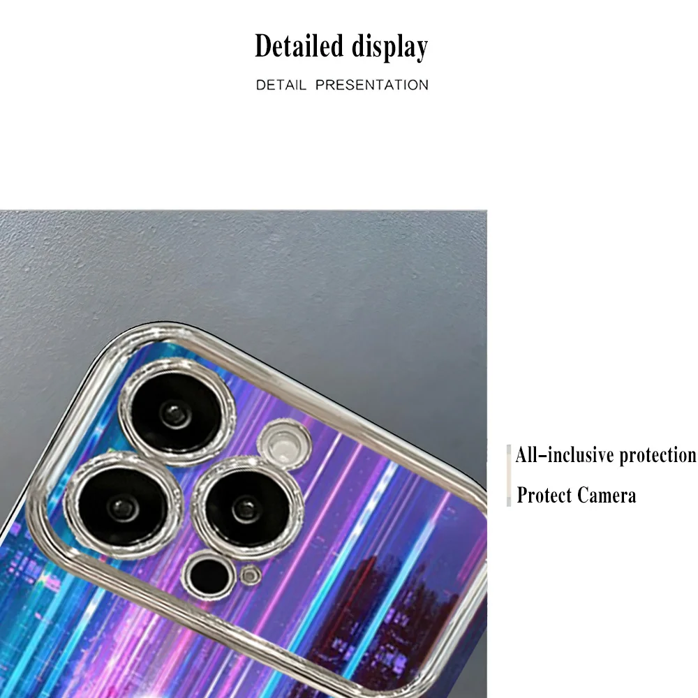 Phone Case For Samsung Blades R-Runner 2049 Electroplated Large Window LensA22 A23 A32 A51 A20 4G 5G Shell