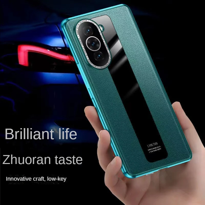 360 Full Body Cover For Huawei P50 Pro Case Tempered Glass Case For Huawei Nova10  9 Honor 50 60 70 Pro Plus Flip Metal Frame