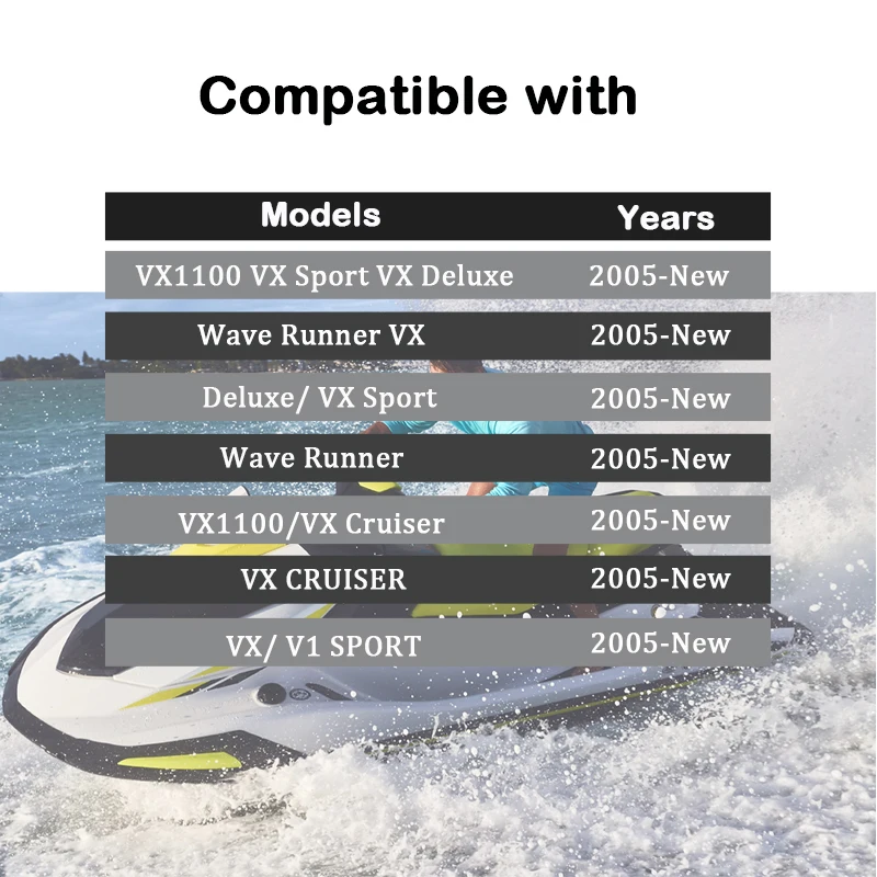 Фото Подходит для YAMAHA 6D3-R1321 Jet Ski Wireller VX1100 VX Sport VX Deluxe Wave Runner VX VX1100/VX Cruiser VX/ V1 SPORT 3 лопасти 155 мм №5