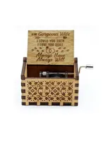 Деревянная музыкальная шкатулка#4