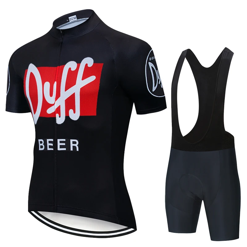 Duff Beer-pantalones cortos de ciclismo para hombre, Maillot profesional, ropa de bicicleta...