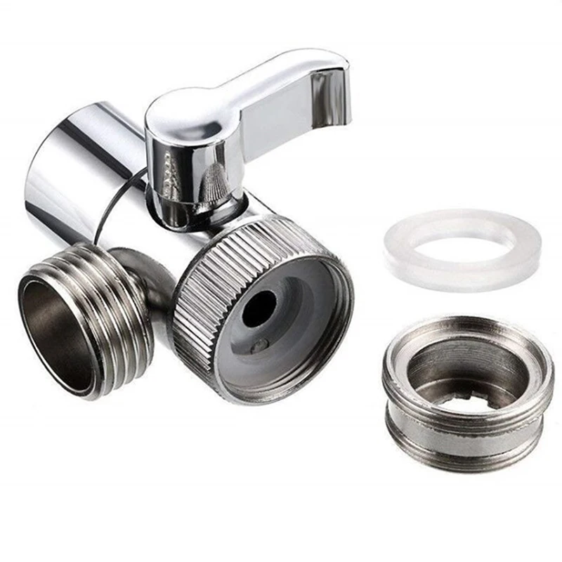 

Faucet Valve Diverter Adapter Kitchen Sink Splitter Diverter Valve Water Tap Connector M22x M24 for Kitchen Bathroom Accessories