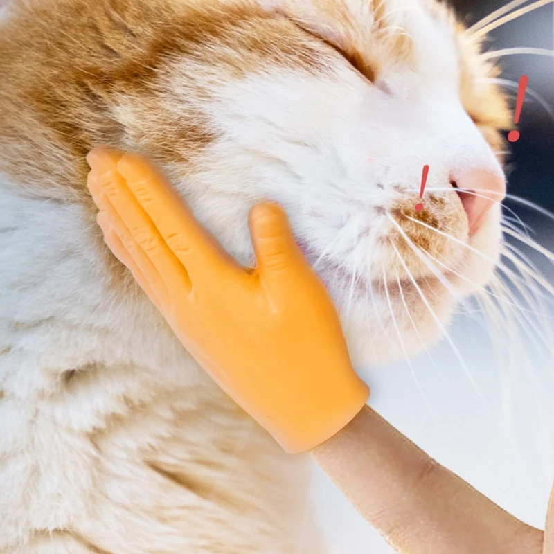 Мини пальчиковая забавная марионетка маленькая ручная розыгрыш Вечерние |