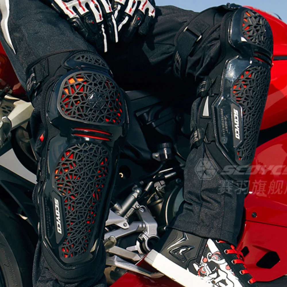 Износостойкие наколенники и защита локтей для мотоциклистов от падения