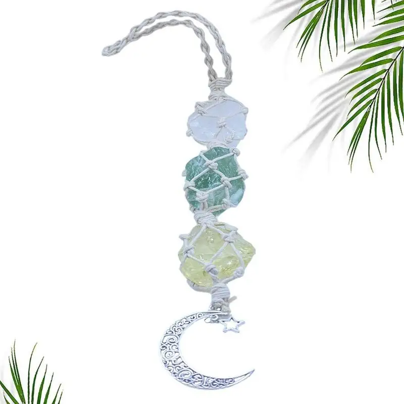 

Hanging Crystals For Car Healing Crystal Stone Decor For Car Rearview Mirror Beautiful Decorative Wall Ornament For Home Decor