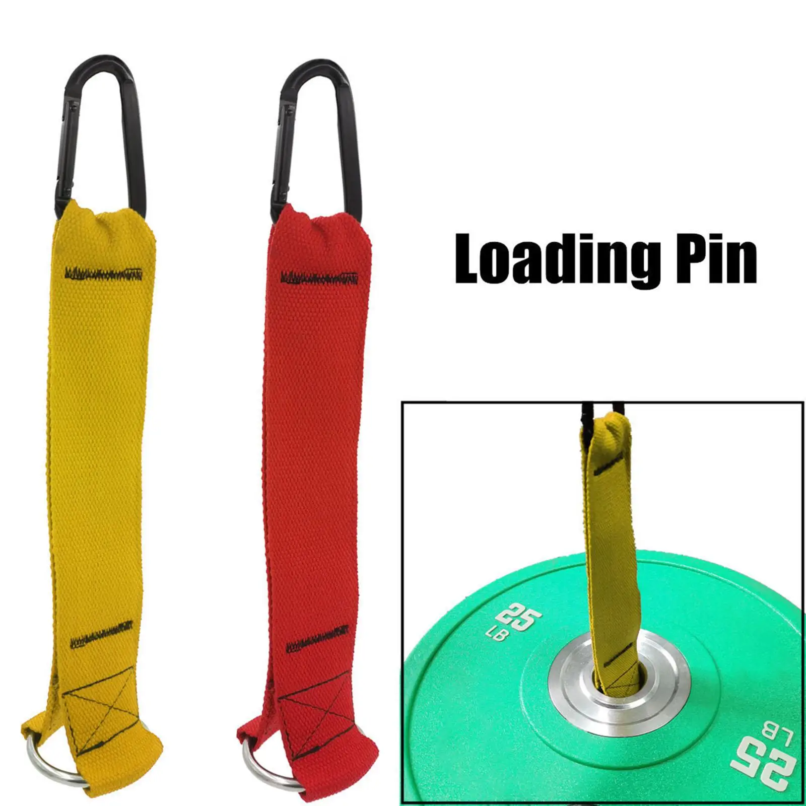 

Strap Loading Pin for Weight Plates Cable Machine Attachment Home Gym Heavy Duty Tricep Pull Down Weightlifting