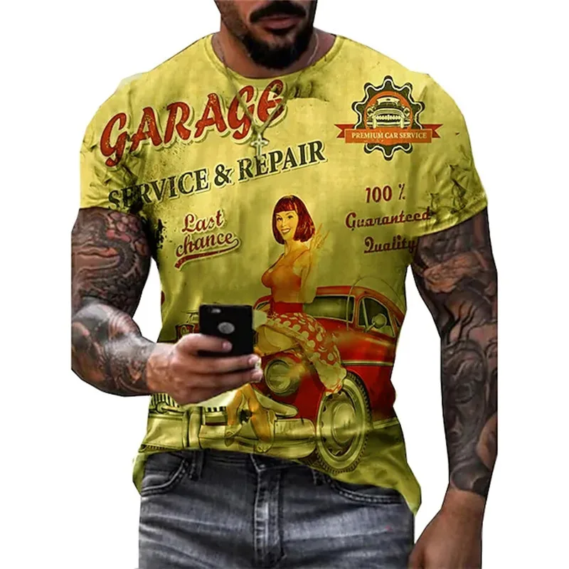 

NOVEDAD DE VERANO 2022, camiseta de gran tamaño para hombre, ropa deportiva con estampado de dibujos animados en 3D, camiseta in