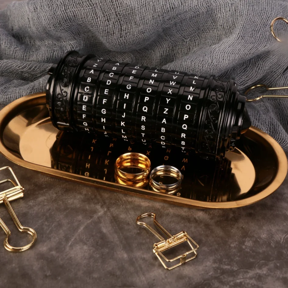 Код Да Винчи металлические криптексные замки игрушки для свадебных подарков