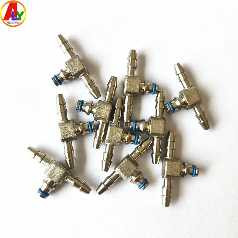 

ALYTEST 1PCS Custom Common Rail Injector Return Pipe Joint T-shaped Metal Joint Check Valve for BOSCH 110