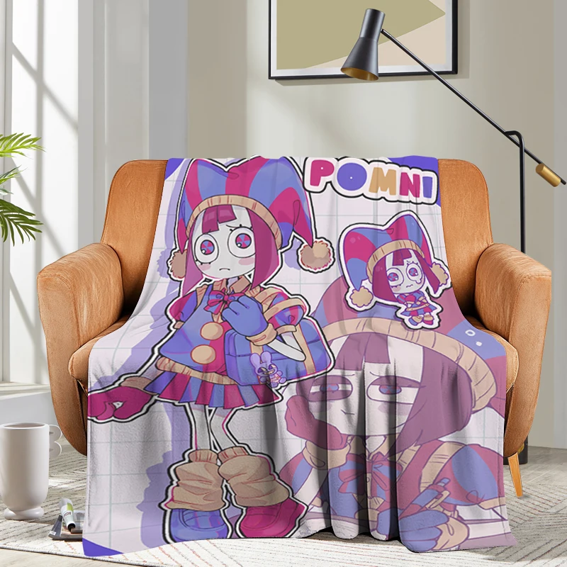 Фланелевое одеяло диван зимнее теплое цифровое цирковое королевское размерное