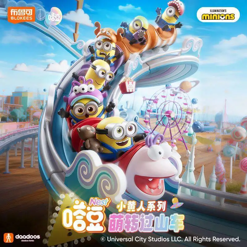 Фото Конструктор Blokees Minions Daadoos: Американские горки, блочные конструкторы, коллекционная декоративная фигурка Единорога из серии Blind Box для рабочего стола №2