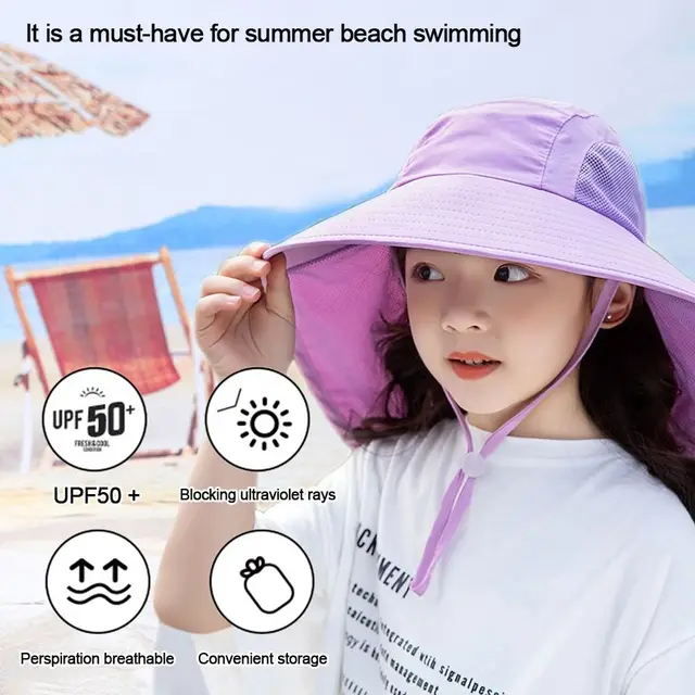 Outdoor Sunscreen Beach Cap Adjustable 3