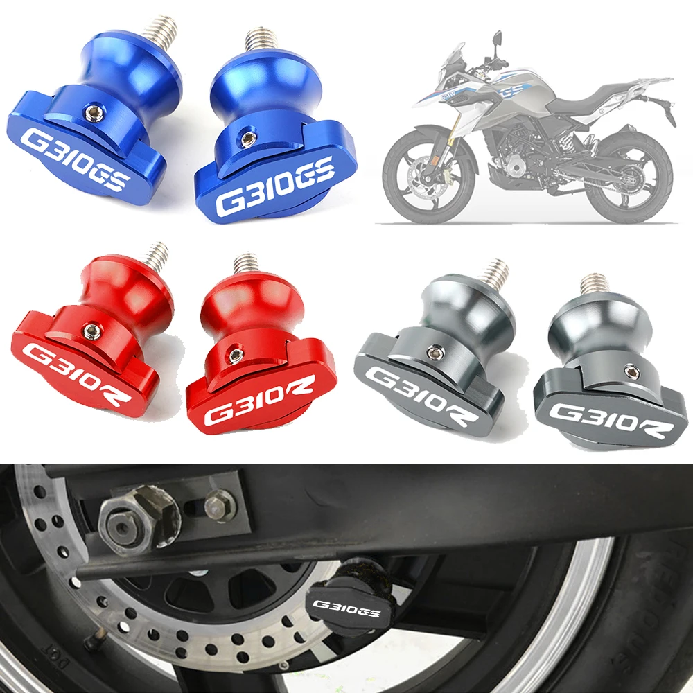 

For BMW G310GS G310R G310 GS R 2017-2023 Size M8 Motorcycle CNC Aluminum Accessories Swingarm Spools Sliders Rear Stand Screws