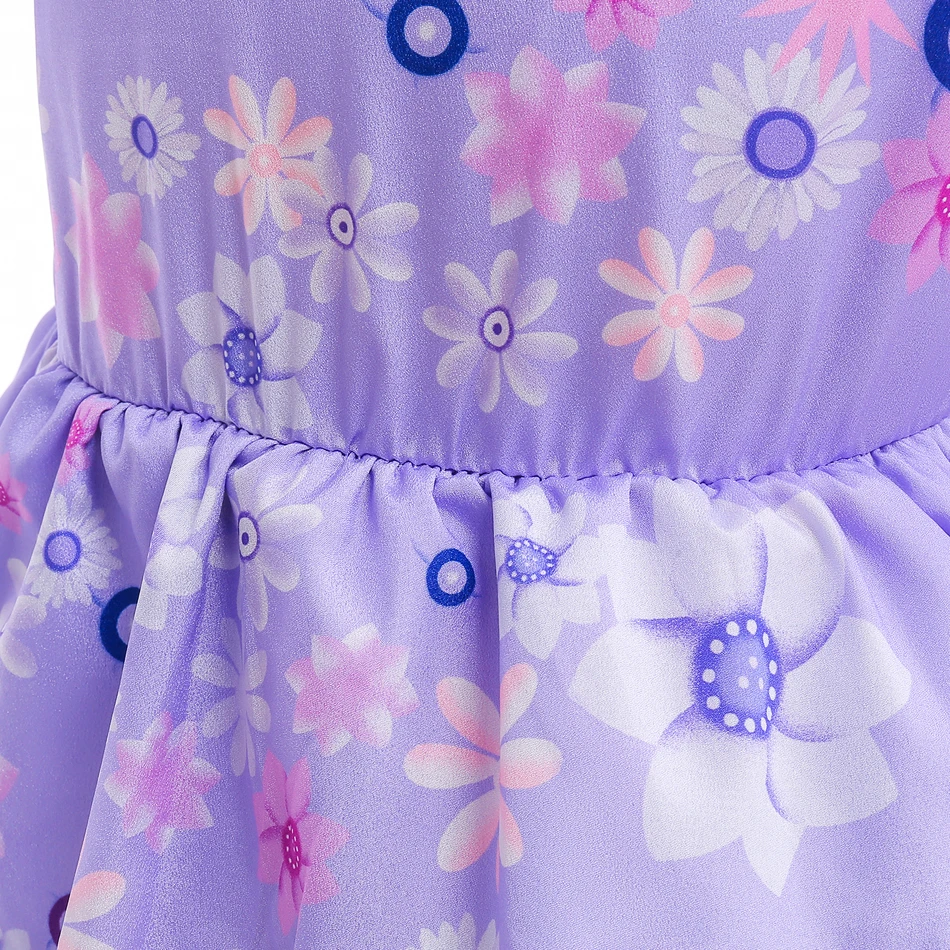 Детское платье принцессы для косплея с принтом