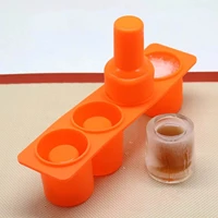 4 cavity silicone shot glass mold durable shot glass mold silicone ice cup molds whiskey glass ice cubes easy release practical