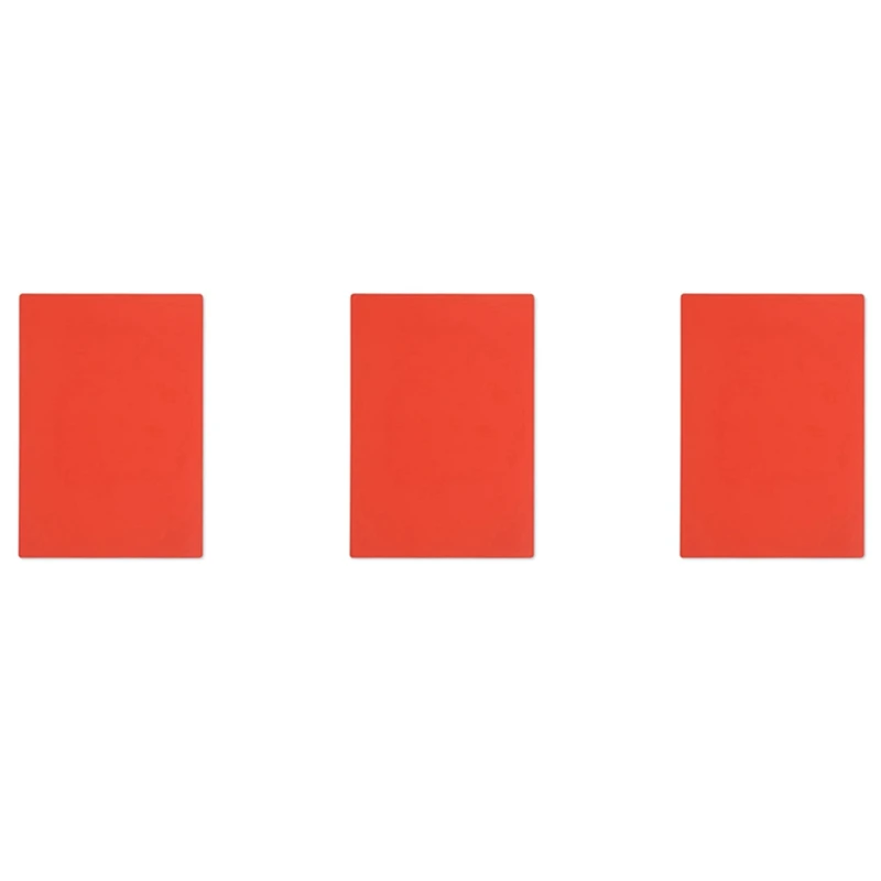 

3 х резиновые штампы для лазерного гравировального станка размером A4 2,3 мм (оранжево-красный)