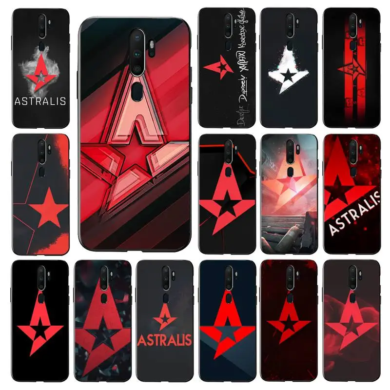 

YNDFCNB Astralis Logo Phone Case for Vivo Y91C Y11 17 19 17 67 81 Oppo A9 2020 Realme c3