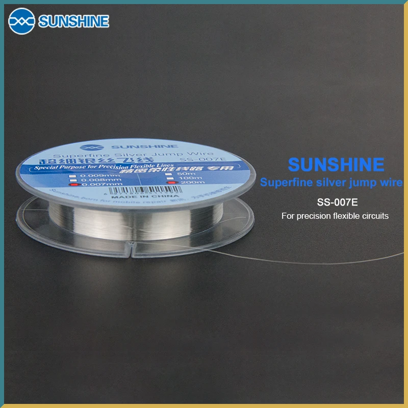 

SUNSHINE SS-007E Flying Line Jump Wire 0.007mm For Mobile Phone CPU Fingerprint Touch Dedicated Repair Flying Line