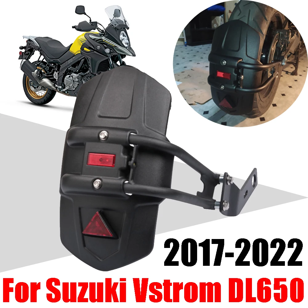 

For Suzuki Vstrom DL650 V-strom 650 XT 650XT DL 650 2017 - 2022 Motorcycle Accessories Rear Fender Mudguard Mudflap Splash Guard
